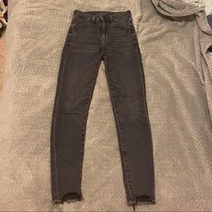 american eagle super high rise jeggings